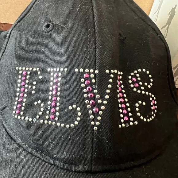 ELVIS adjustable studded hat and souvenir plate from Graceland - Picture 4 of 4